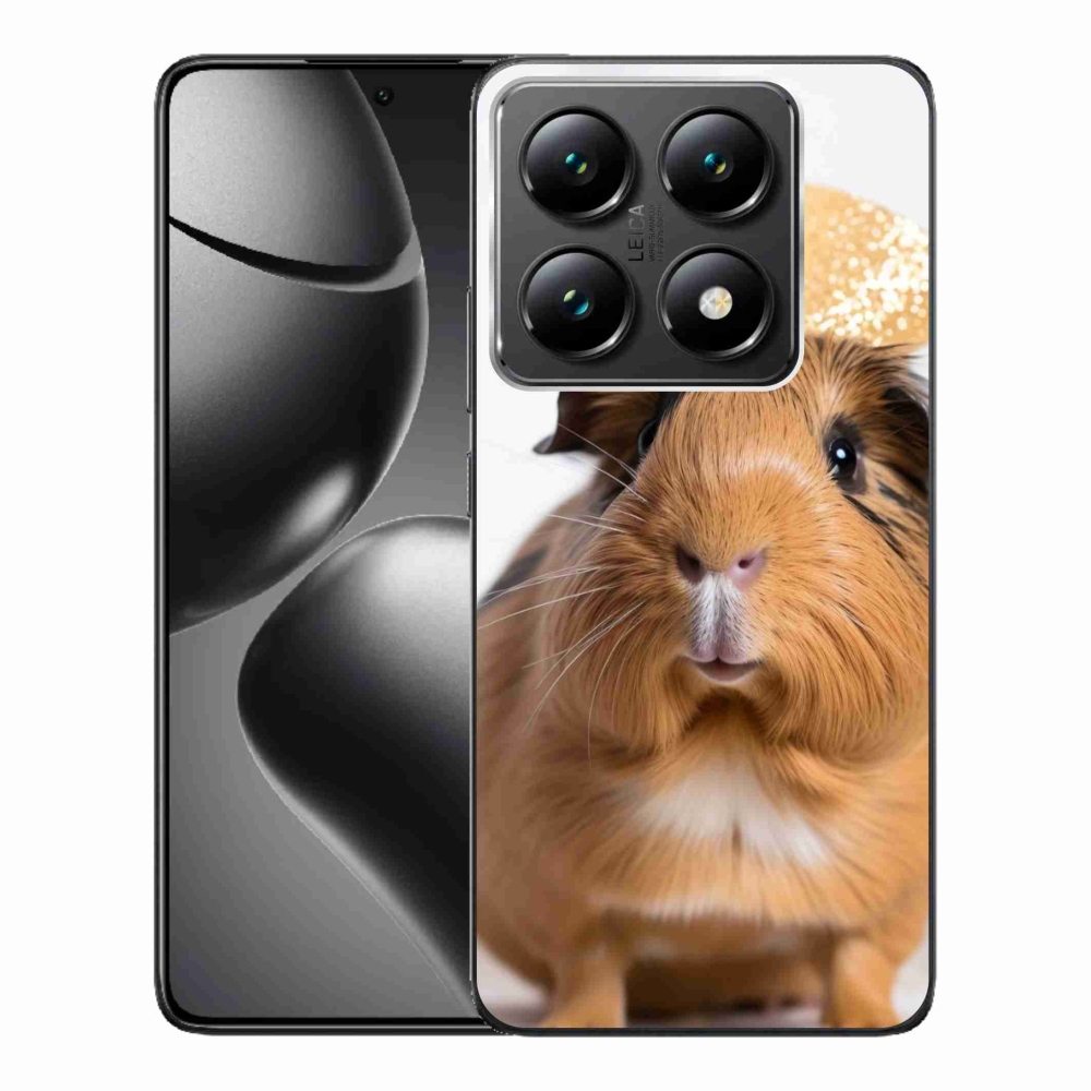 Gélový kryt mmCase na Xiaomi 14T Pro - hnedé morča