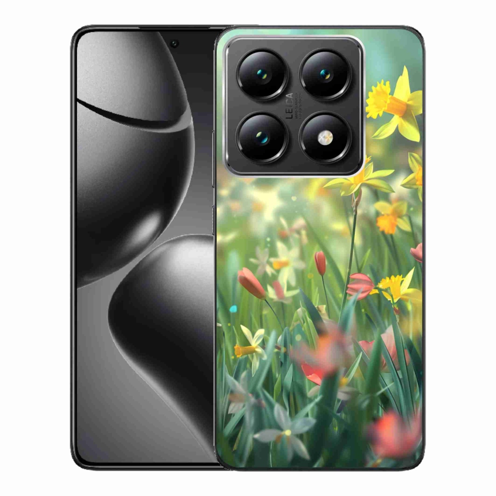 Gélový kryt mmCase na Xiaomi 14T Pro - jarné kvety