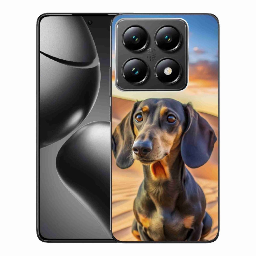 Gélový kryt mmCase na Xiaomi 14T Pro - jazvečík 3