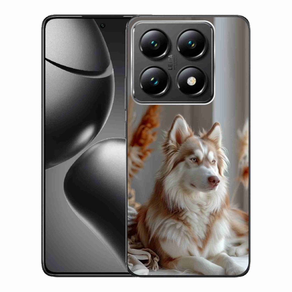 Gélový kryt mmCase na Xiaomi 14T Pro - pokojný sibírsky husky