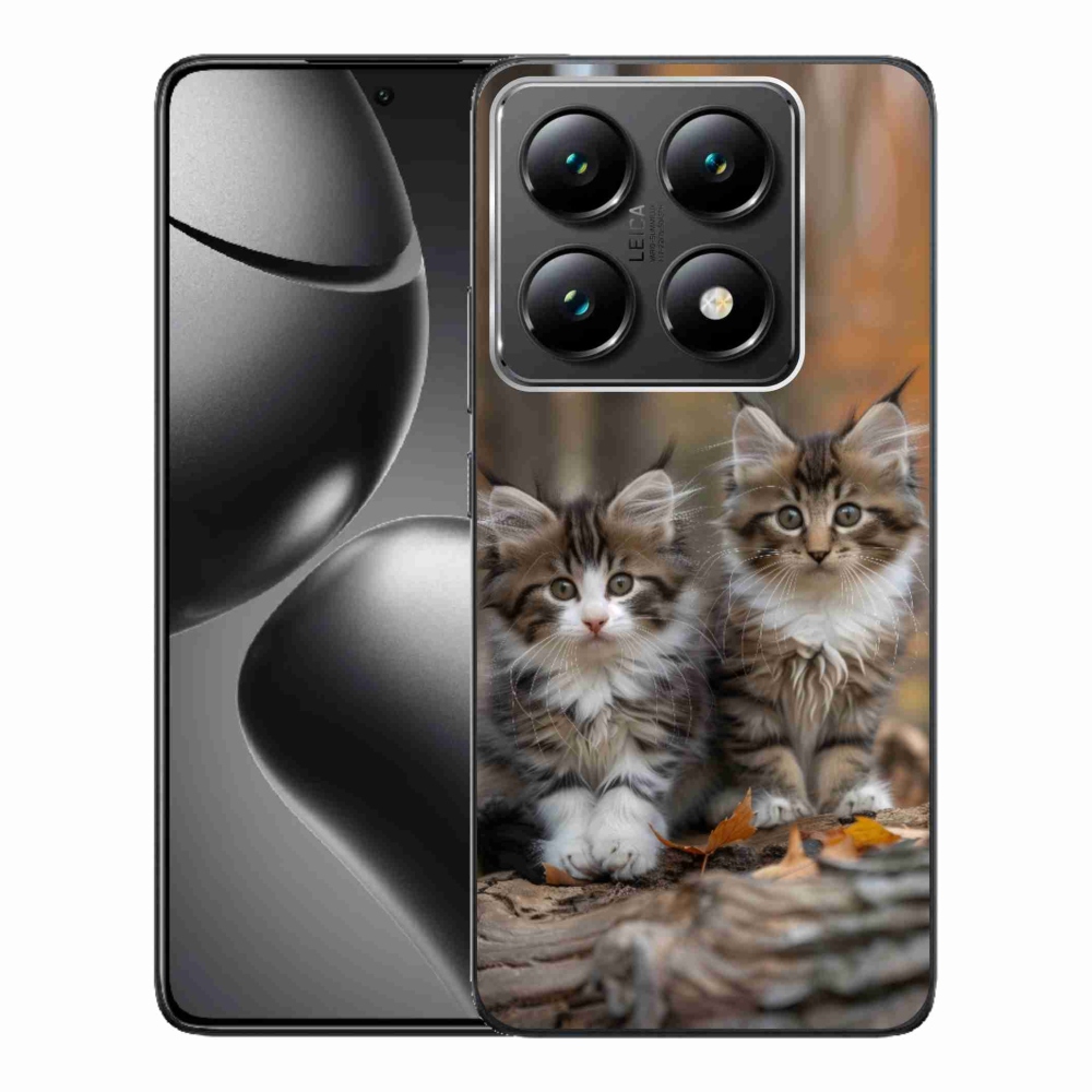 Gélový kryt mmCase na Xiaomi 14T Pro - mačacie duo 3