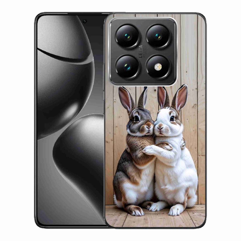 Gélový kryt mmCase na Xiaomi 14T Pro - králičie pár
