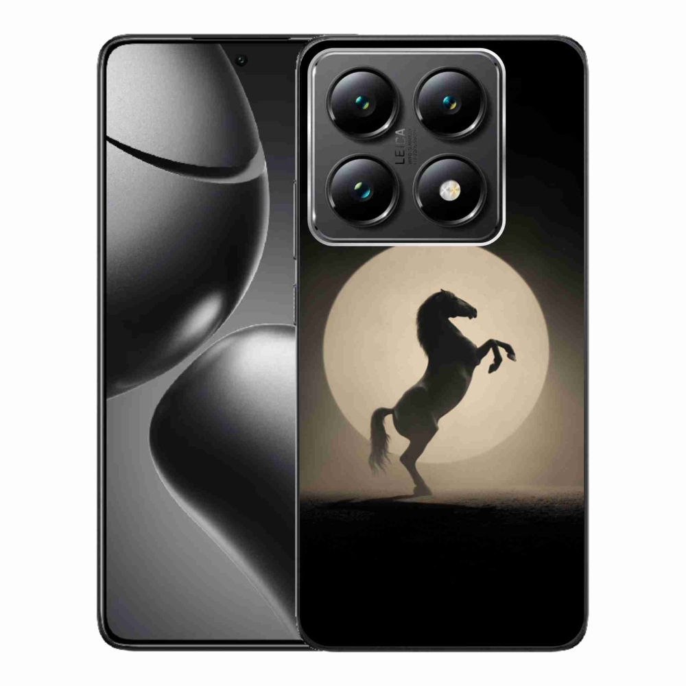 Gélový kryt mmCase na Xiaomi 14T Pro - kôň v siluete