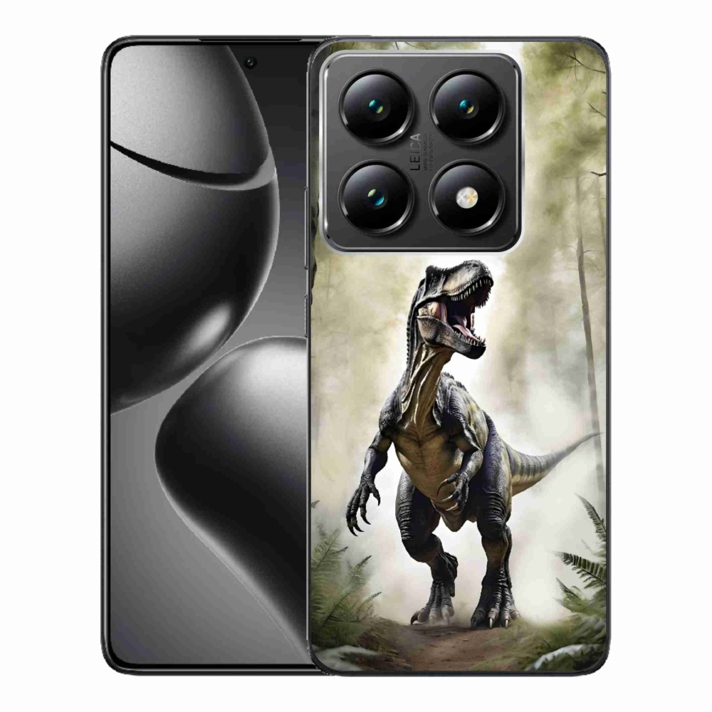 Gélový kryt mmCase na Xiaomi 14T Pro - naštvaný T-Rex