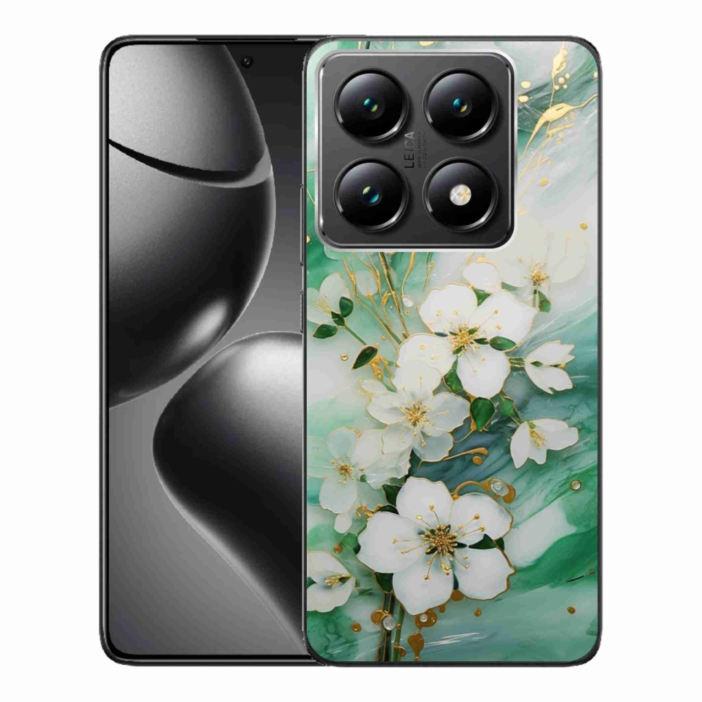 Gélový kryt mmCase na Xiaomi 14T Pro - nežné kvety