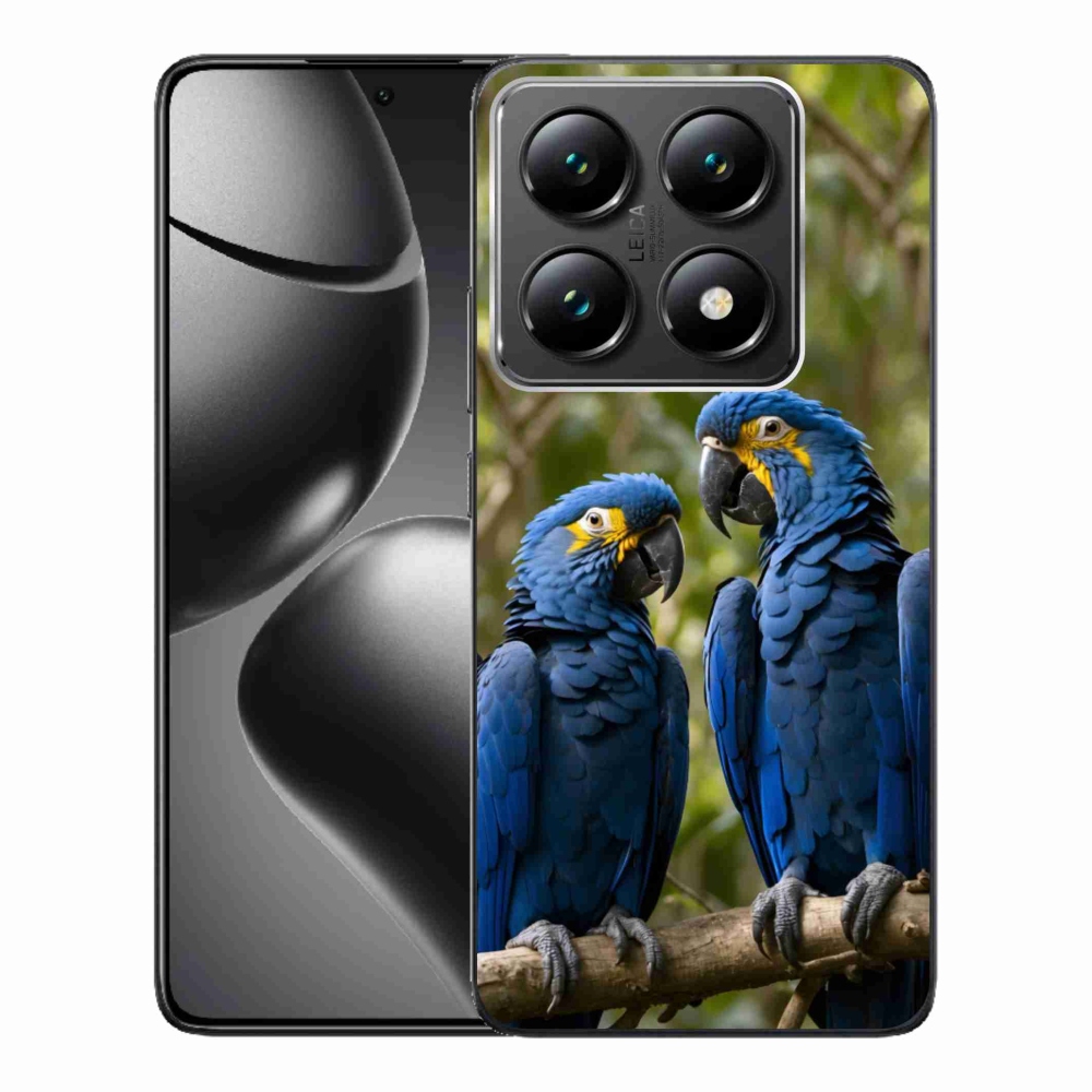 Gélový kryt mmCase na Xiaomi 14T Pro - papagájové duo