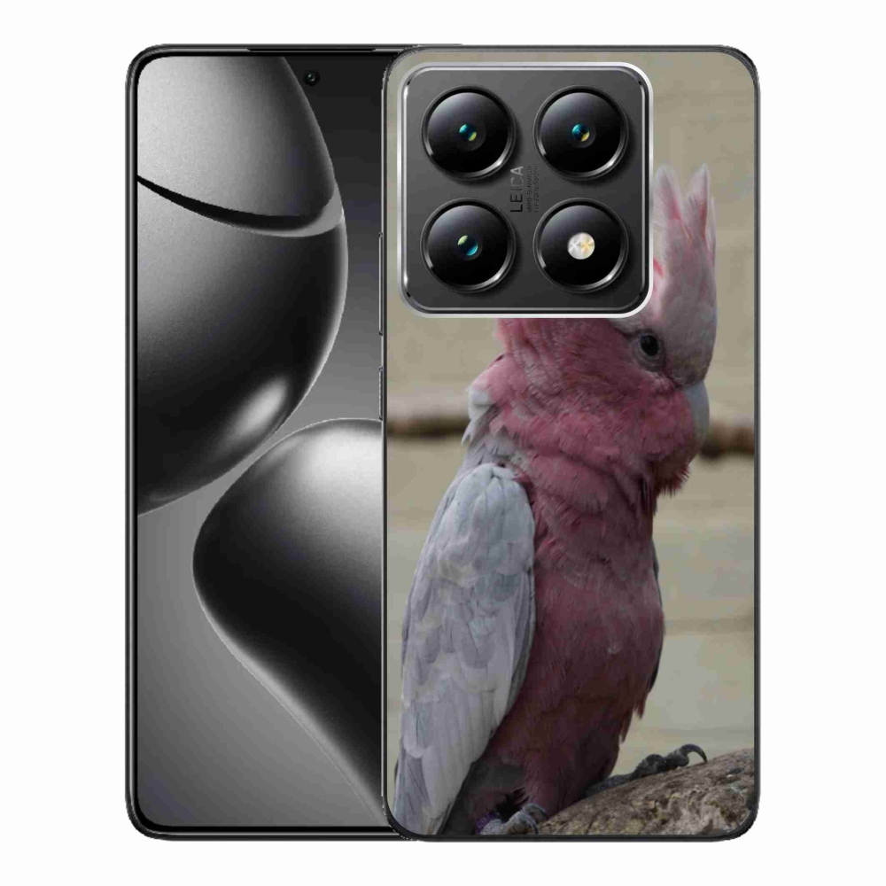 Gélový kryt mmCase na Xiaomi 14T Pro - papagáj kakadu ružový
