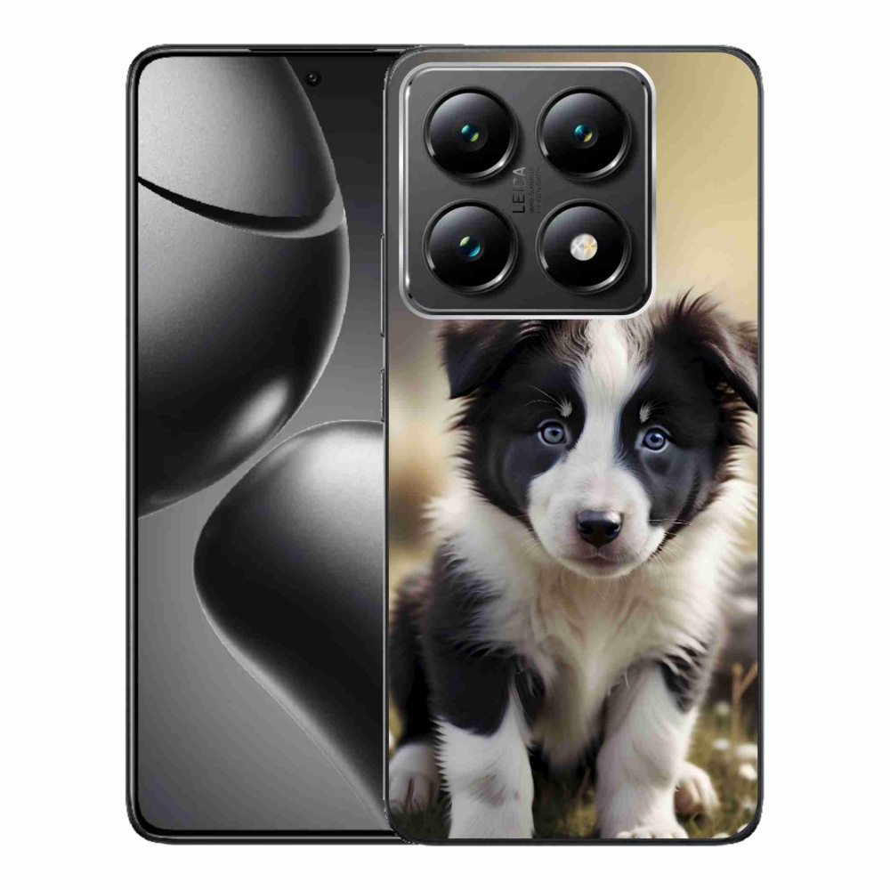 Gélový kryt mmCase na Xiaomi 14T Pro - roztomilá border kólia