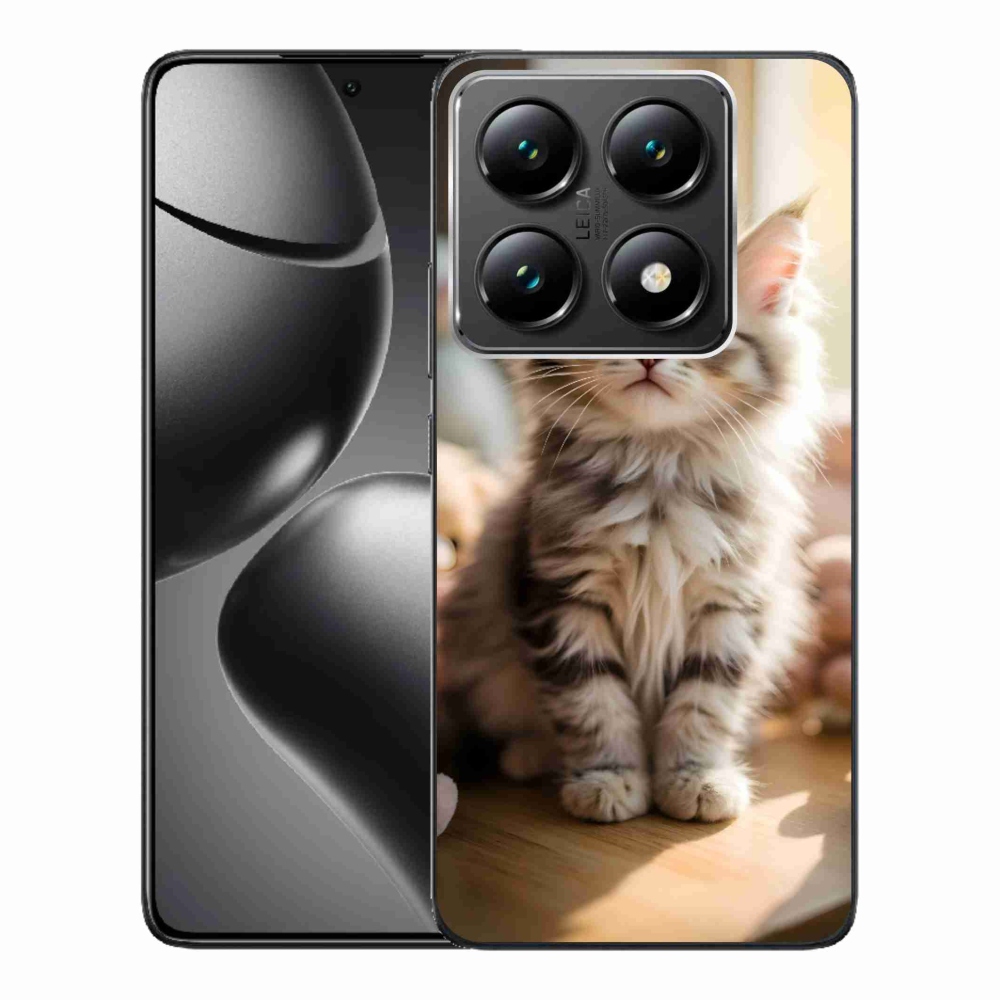 Gélový kryt mmCase na Xiaomi 14T Pro - roztomilé mačiatko 10