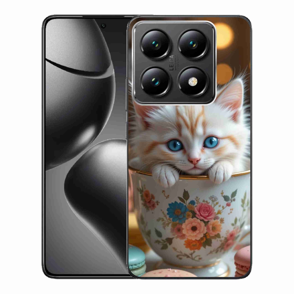 Gélový kryt mmCase na Xiaomi 14T Pro - roztomilé mačiatko 6