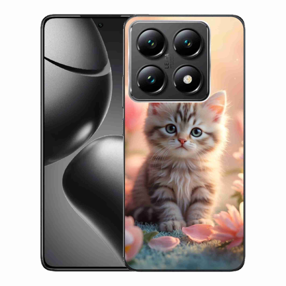 Gélový kryt mmCase na Xiaomi 14T Pro - roztomilé mačiatko 8