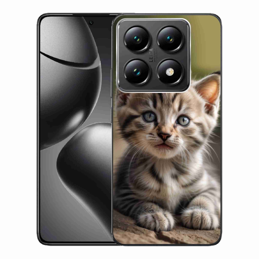 Gélový kryt mmCase na Xiaomi 14T Pro - roztomilé mačiatko 9