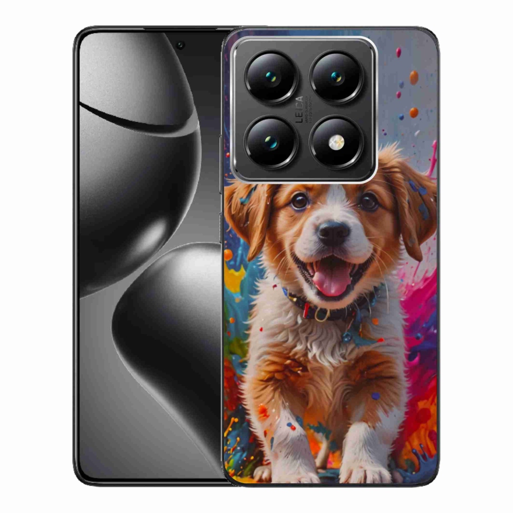Gélový kryt mmCase na Xiaomi 14T Pro - roztomilé šteňa 3