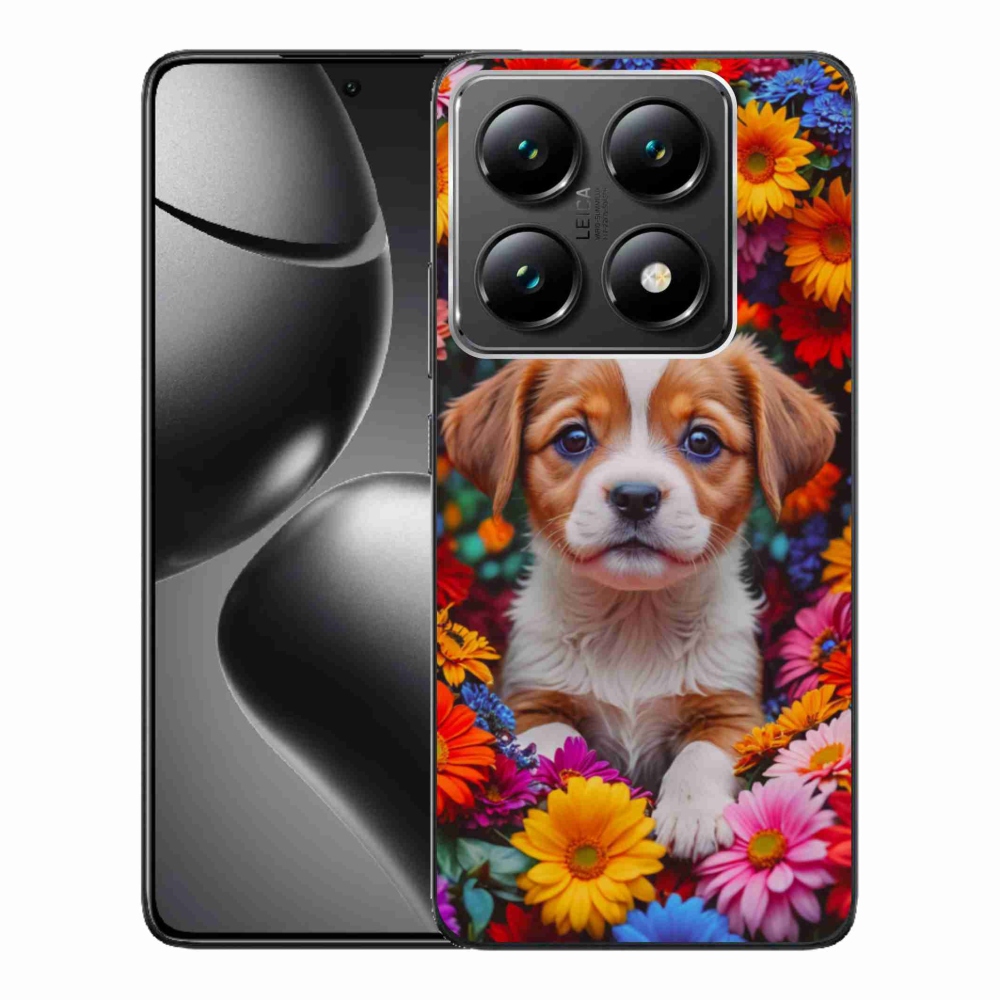 Gélový kryt mmCase na Xiaomi 14T Pro - roztomilé šteňa