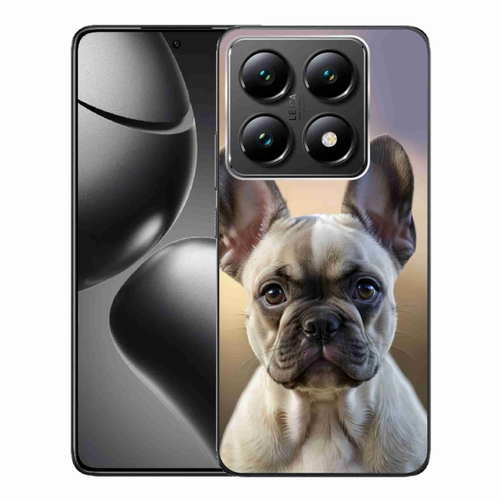 Gélový kryt mmCase na Xiaomi 14T Pro - roztomilý francúzsky buldoček