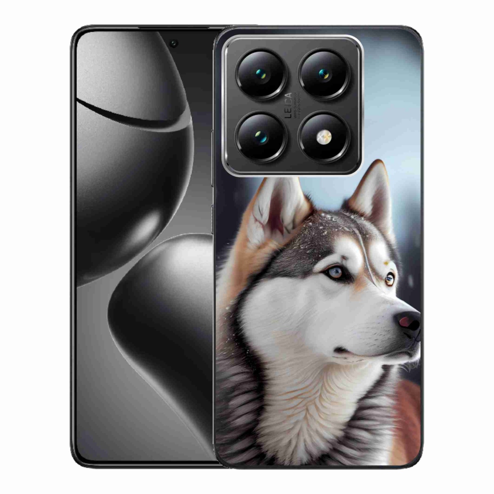 Gélový kryt mmCase na Xiaomi 14T Pro - sibírsky husky