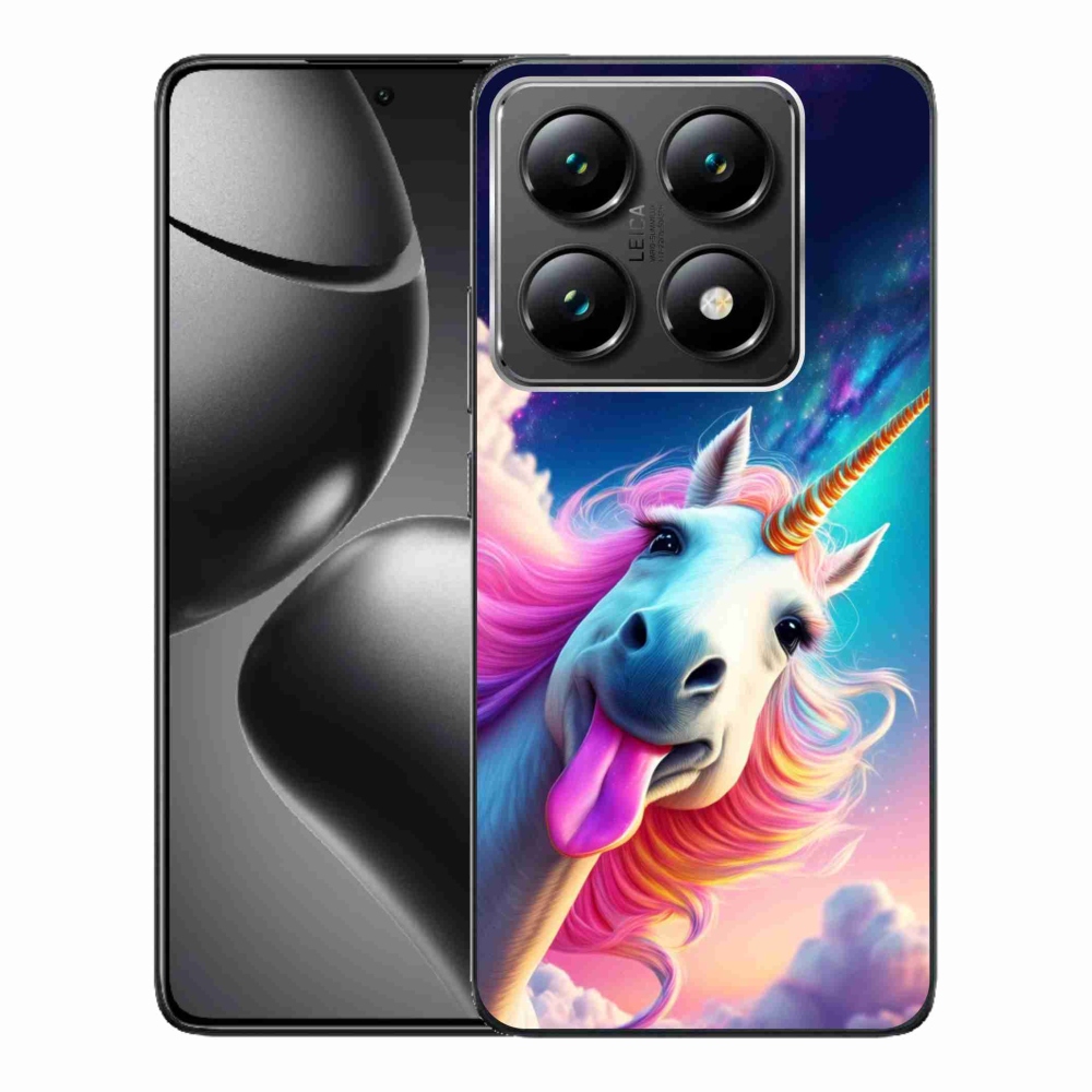 Gélový kryt mmCase na Xiaomi 14T Pro - šialený jednorožec