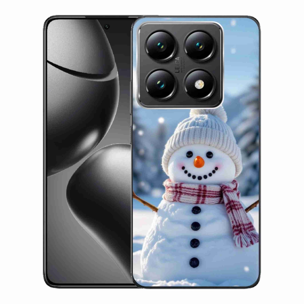 Gélový kryt mmCase na Xiaomi 14T Pro - snehuliak 3