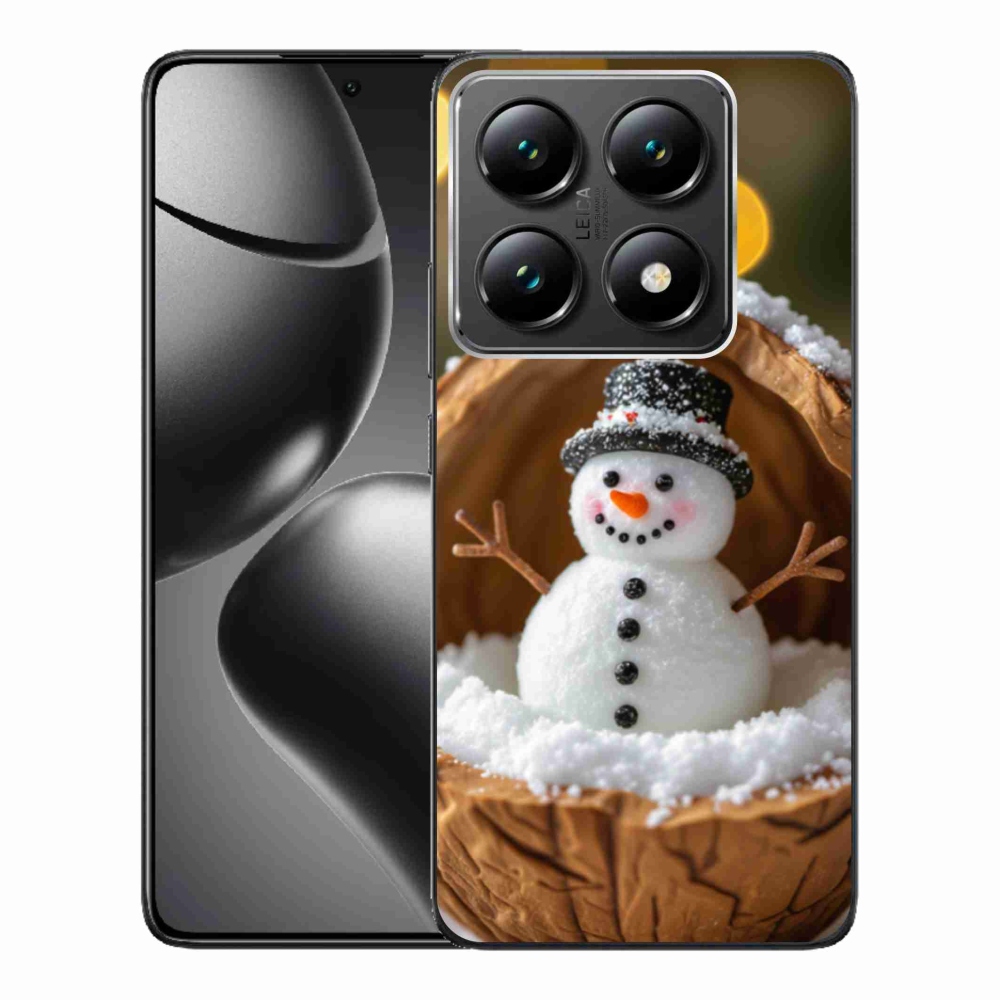 Gélový kryt mmCase na Xiaomi 14T Pro - snehuliak 4