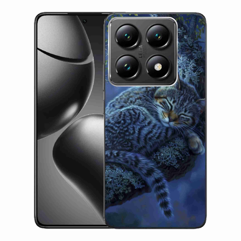 Gélový kryt mmCase na Xiaomi 14T Pro - spiaca mačka