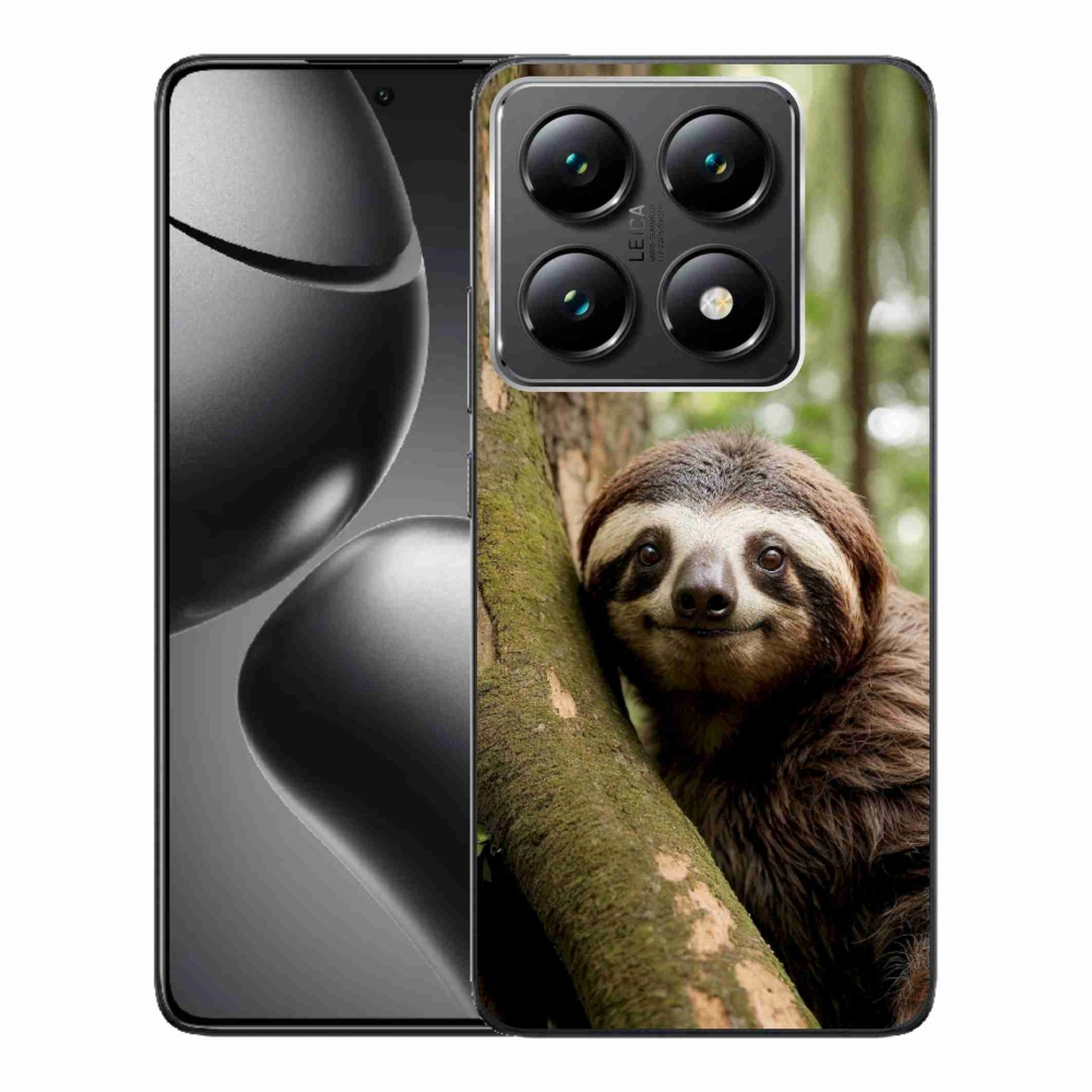 Gélový kryt mmCase na Xiaomi 14T Pro - usmievavý leňochod