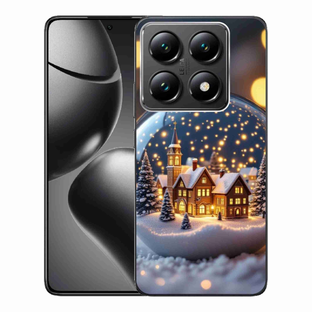 Gélový kryt mmCase na Xiaomi 14T Pro - vianočné gule 4