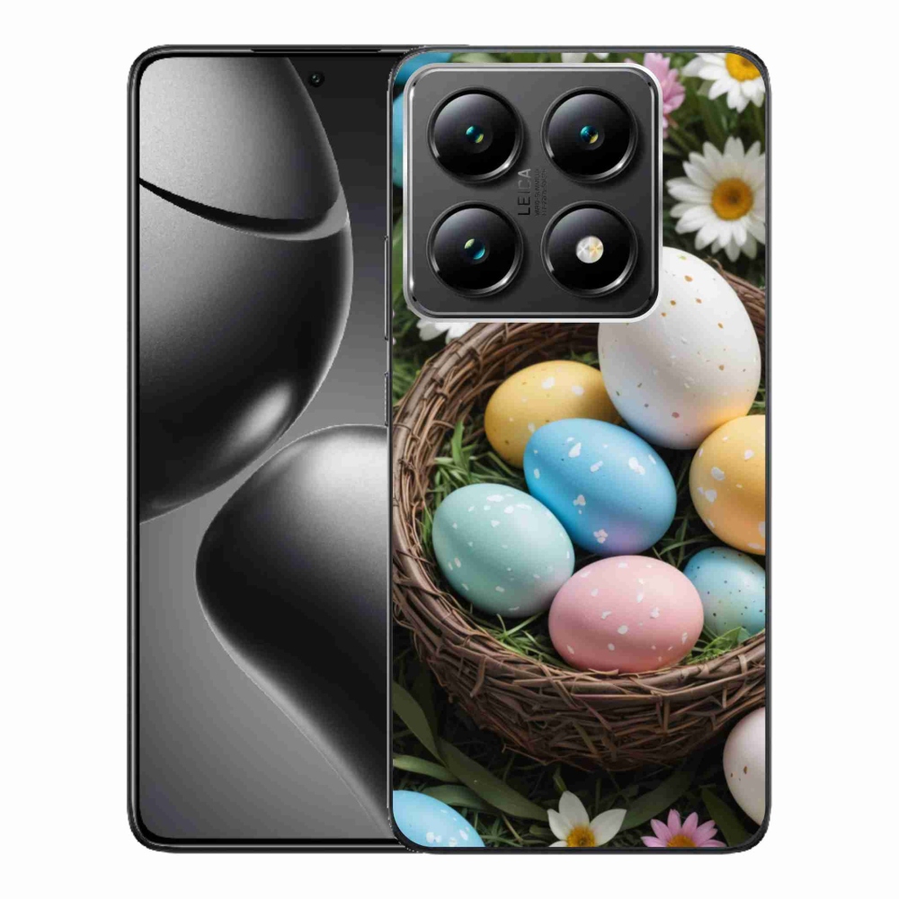 Gélový kryt mmCase na Xiaomi 14T Pro - veľkonočné vajíčka 2