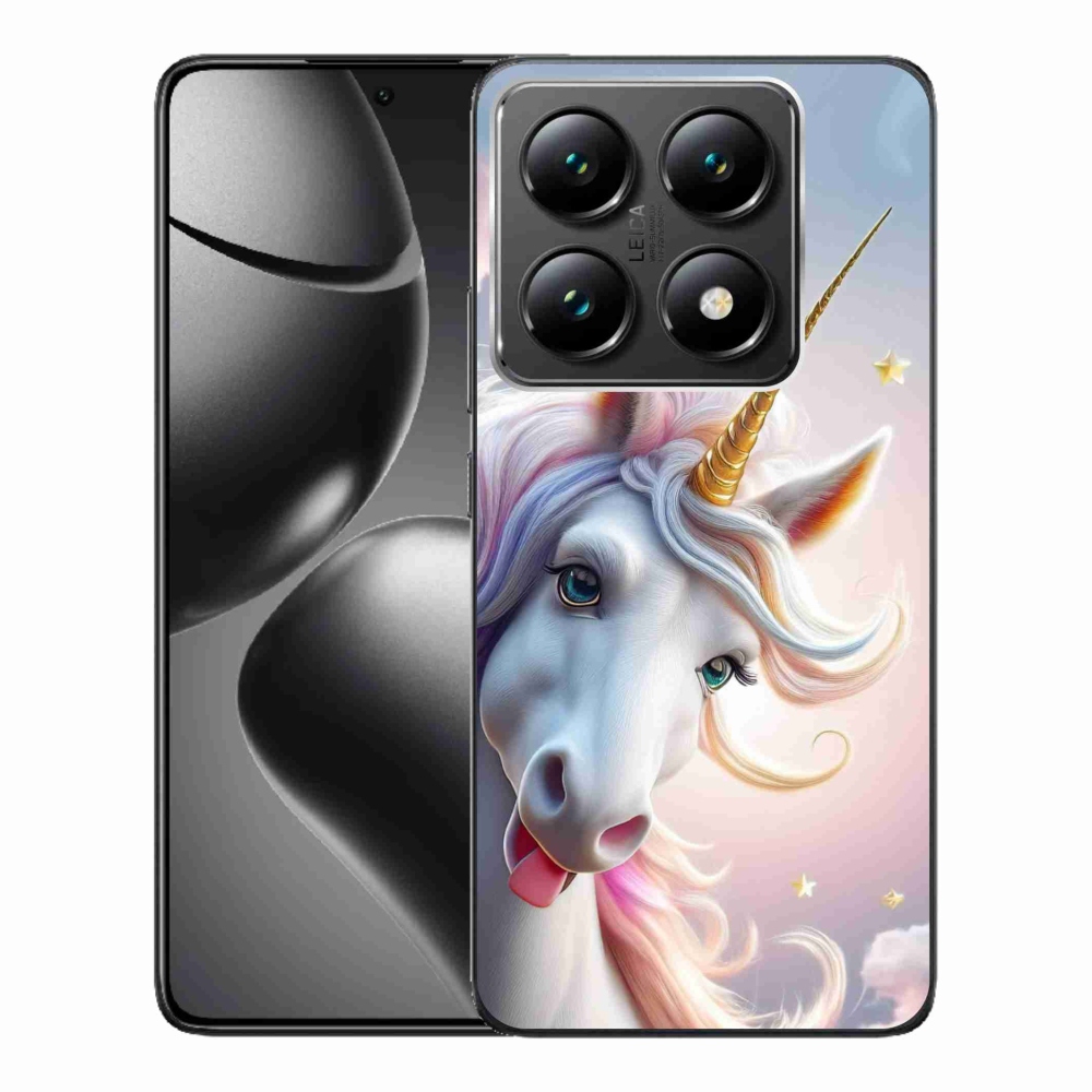 Gélový kryt mmCase na Xiaomi 14T Pro - veselý jednorožec
