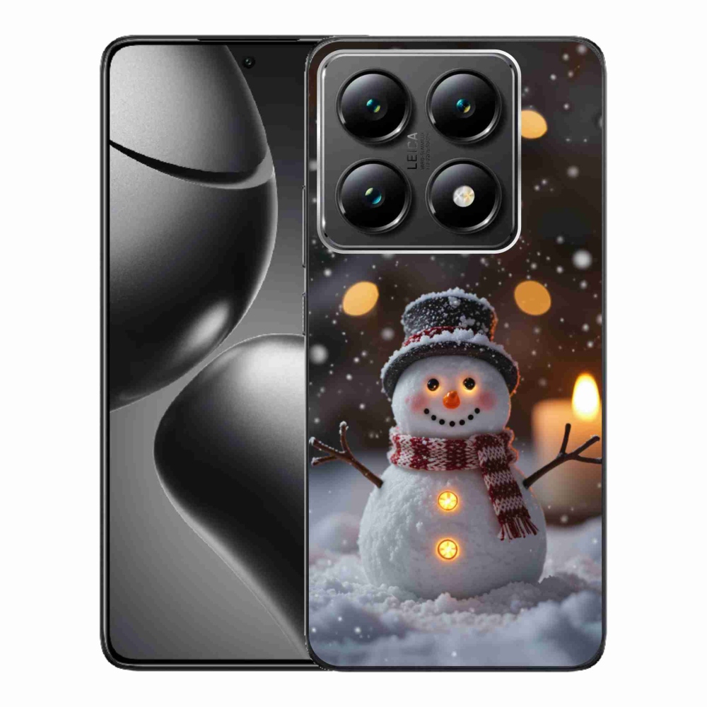 Gélový kryt mmCase na Xiaomi 14T Pro - veselý snehuliak