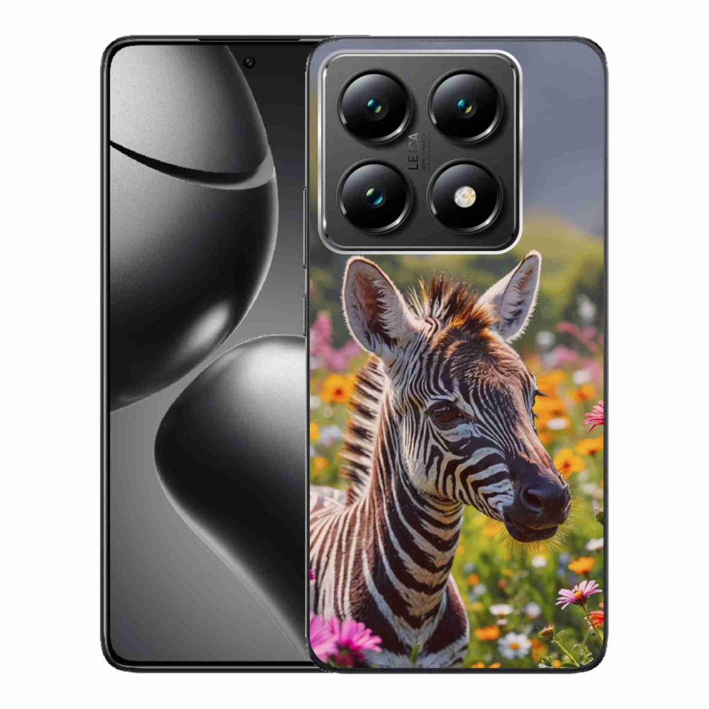 Gélový kryt mmCase na Xiaomi 14T Pro - zebra na lúke