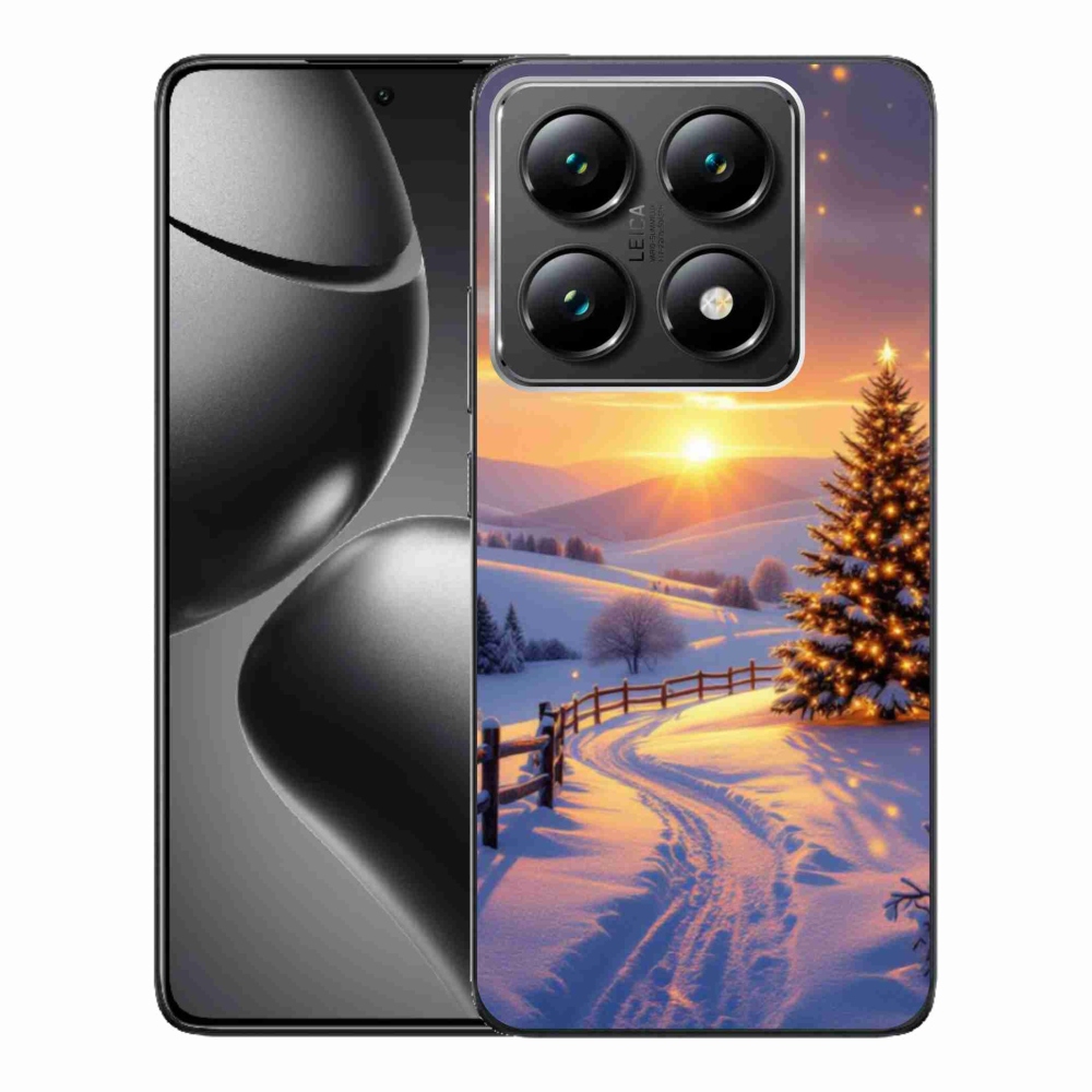 Gélový kryt mmCase na Xiaomi 14T Pro - zimná krajina