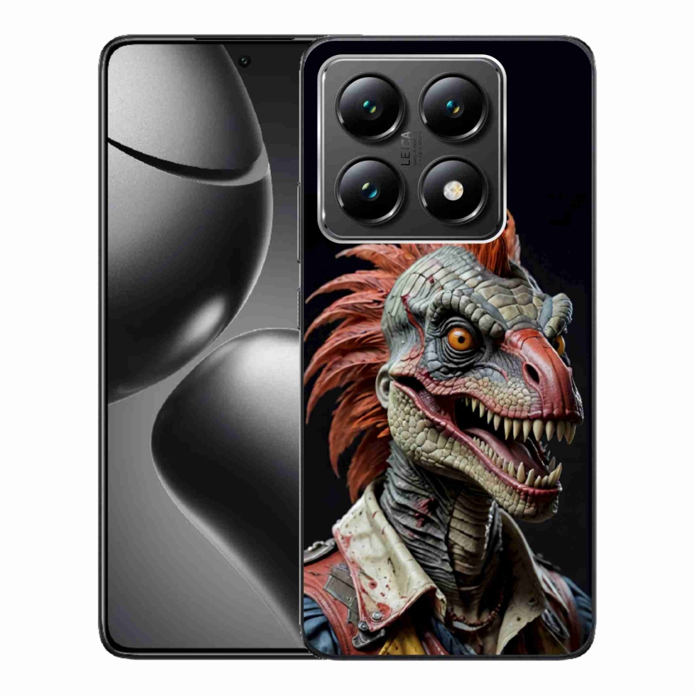 Gélový kryt mmCase na Xiaomi 14T - punk dinosaurus