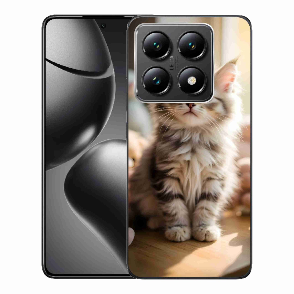 Gélový kryt mmCase na Xiaomi 14T - roztomilé mačiatko 10