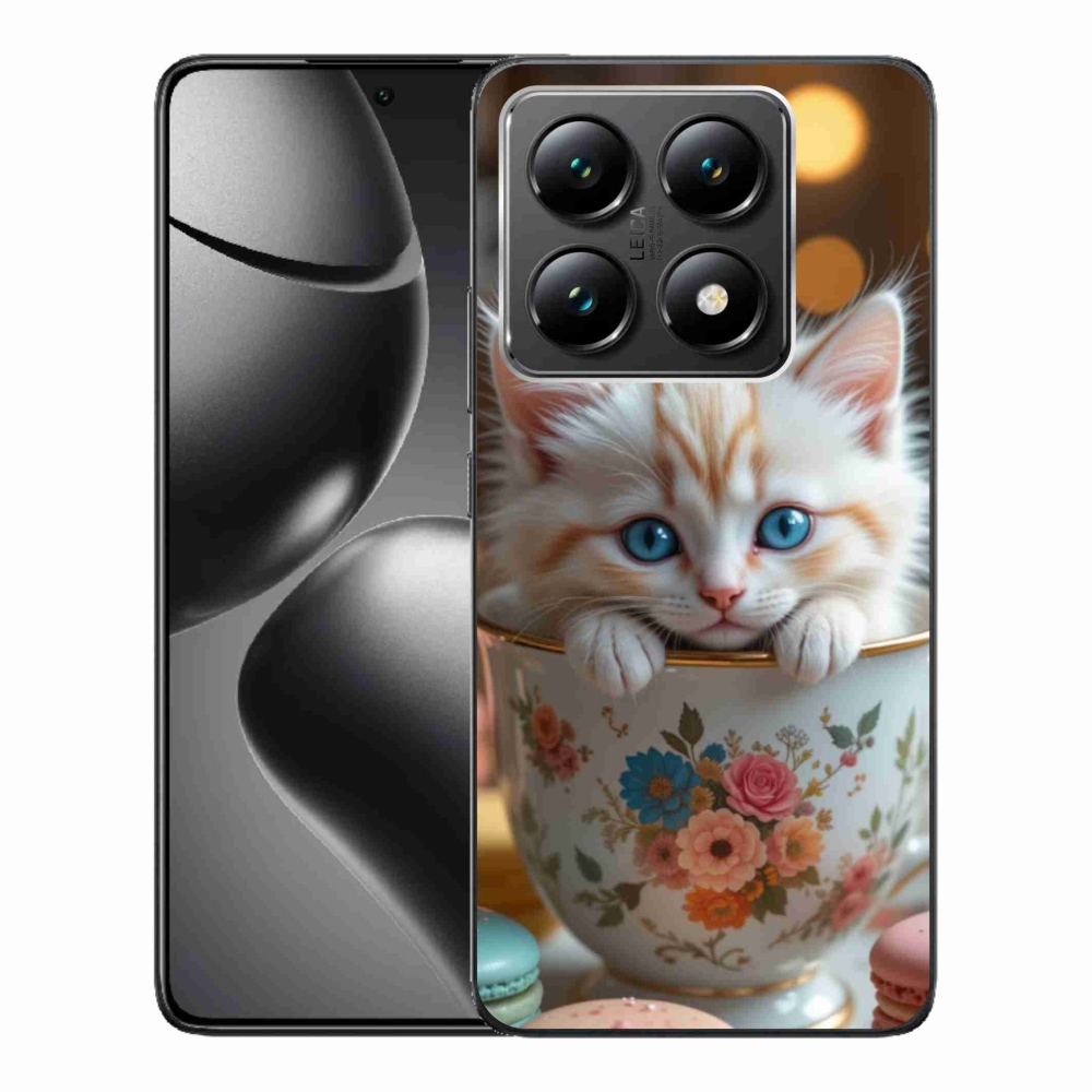 Gélový kryt mmCase na Xiaomi 14T - roztomilé mačiatko 6