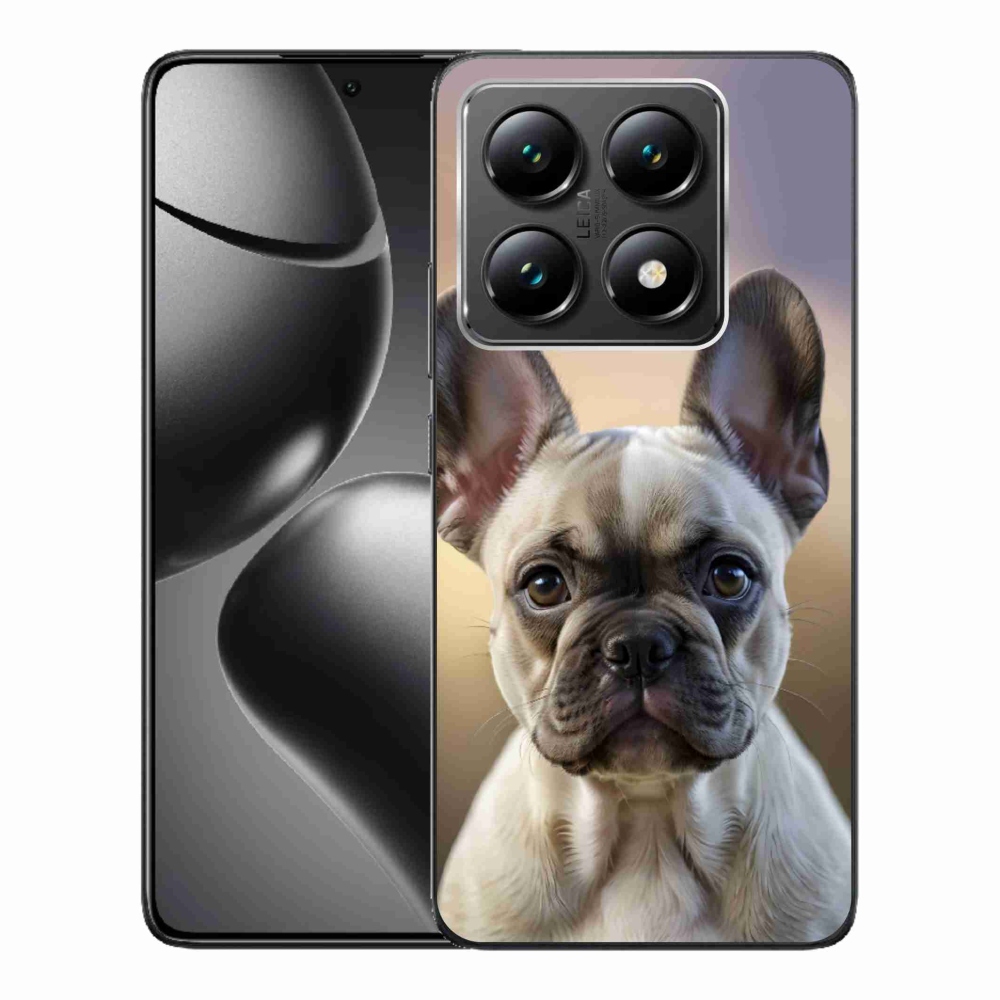 Gélový kryt mmCase na Xiaomi 14T - roztomilý francúzsky buldoček