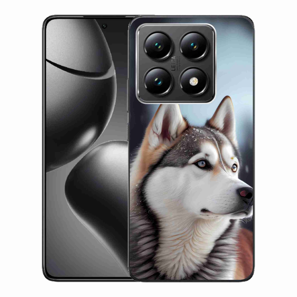 Gélový kryt mmCase na Xiaomi 14T - sibírsky husky