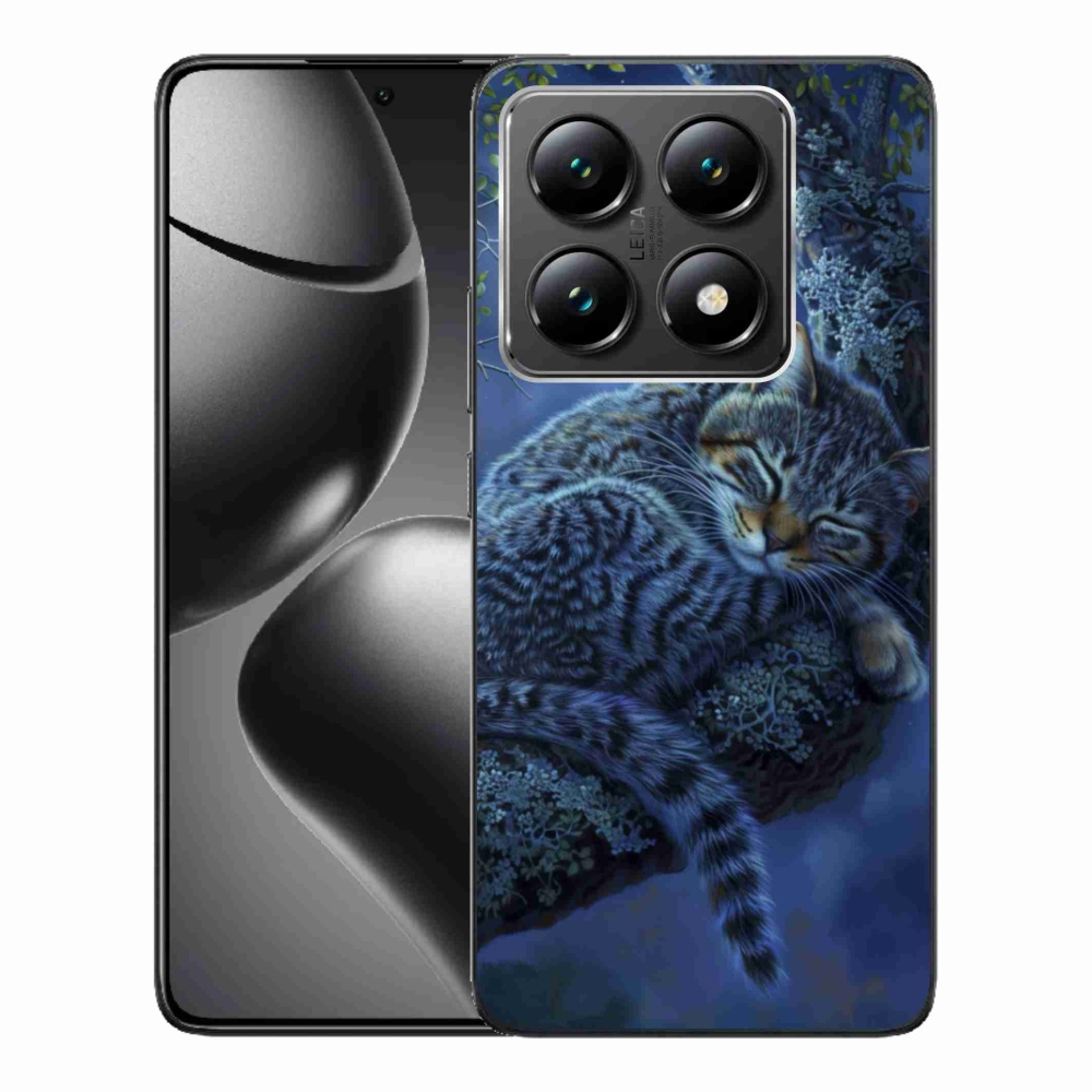 Gélový kryt mmCase na Xiaomi 14T - spiaca mačka