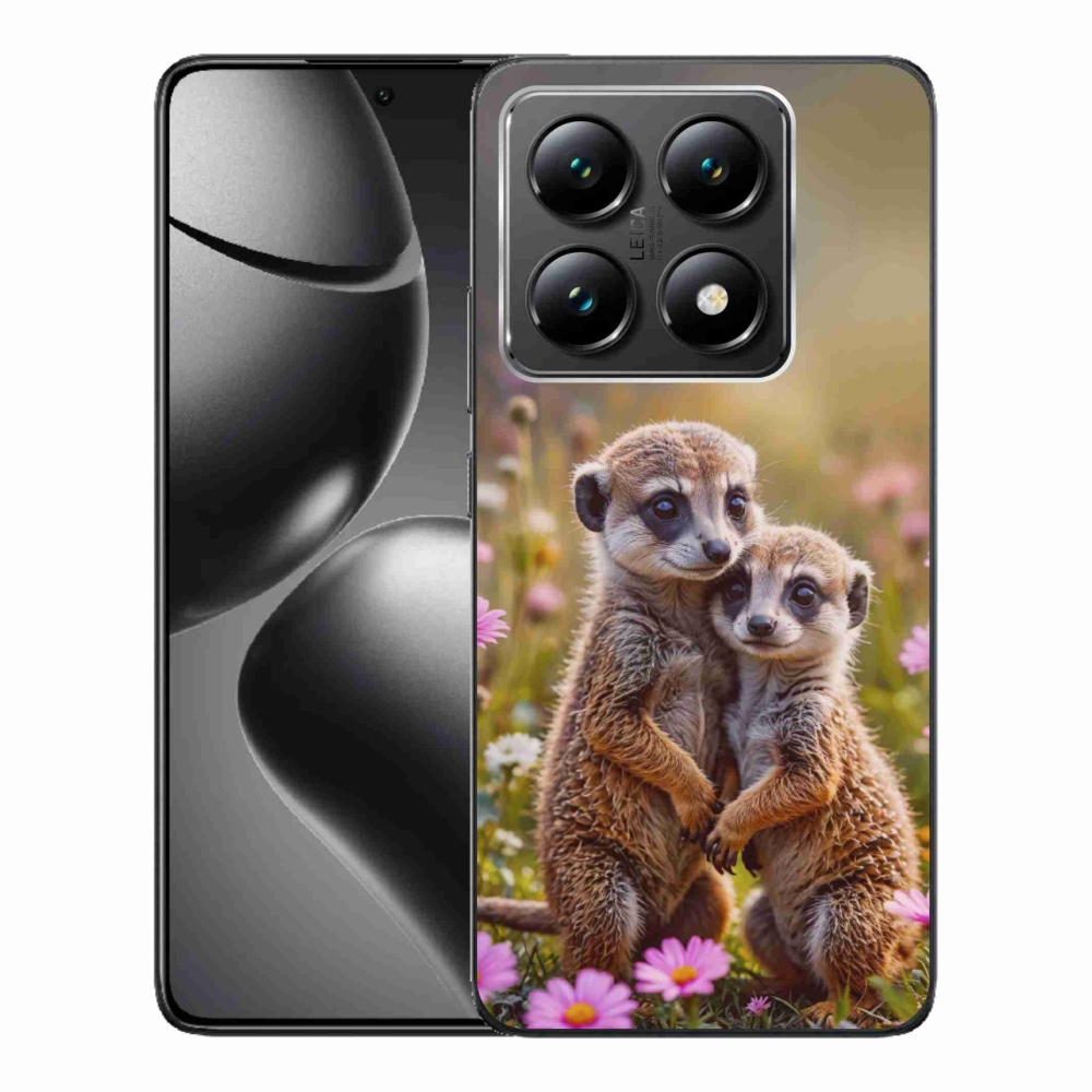 Gélový kryt mmCase na Xiaomi 14T - surikatí duo