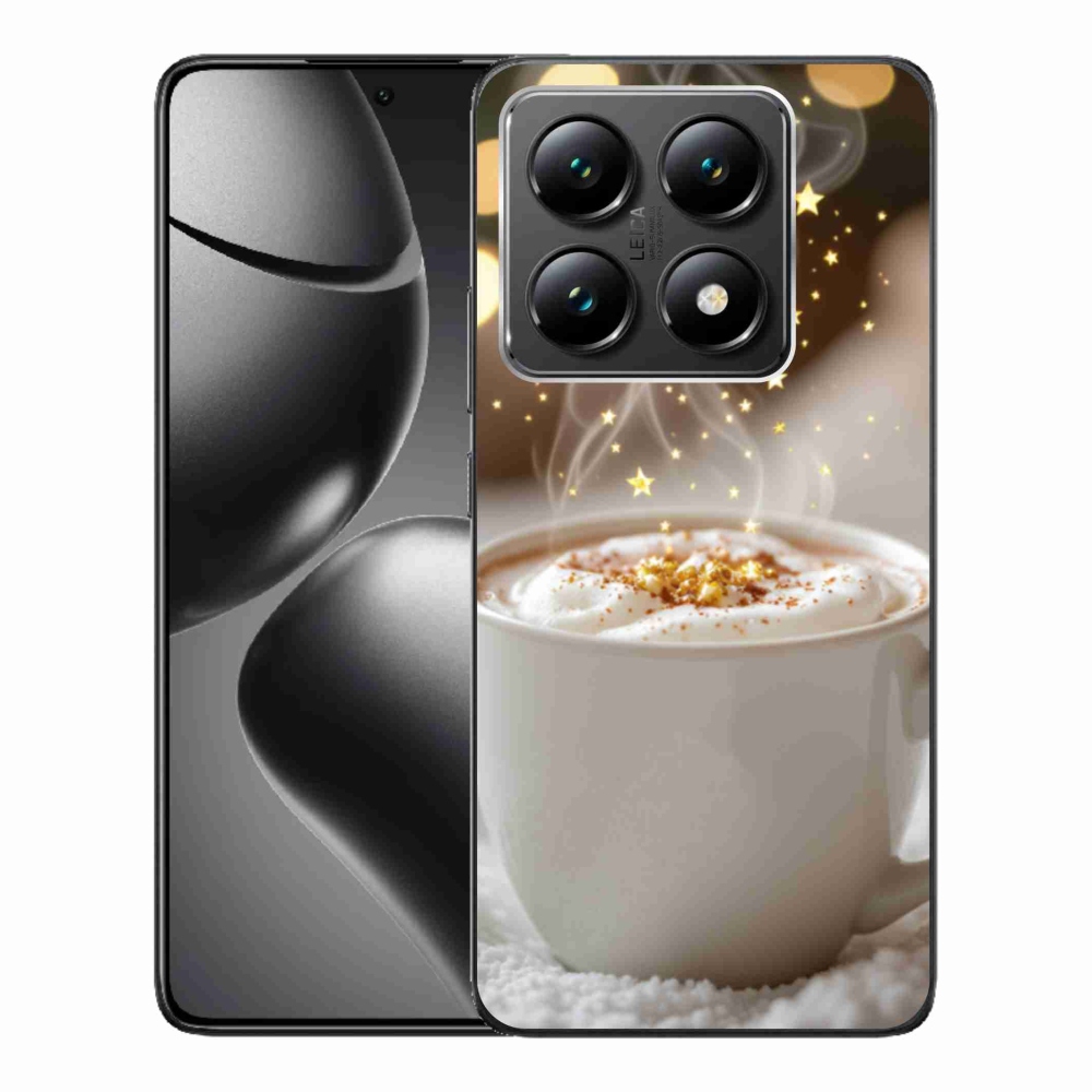 Gélový kryt mmCase na Xiaomi 14T - vianočný horúci nápoj