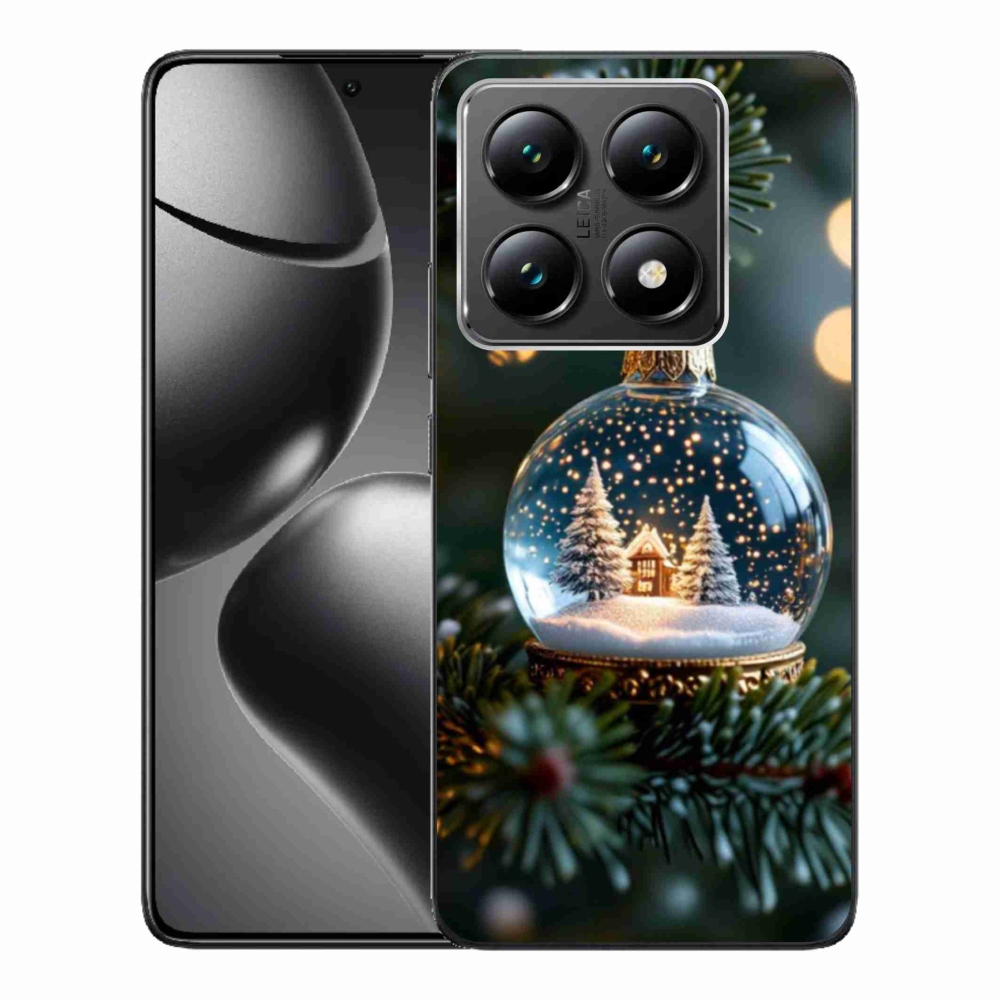 Gélový kryt mmCase na Xiaomi 14T - vianočné gule 2