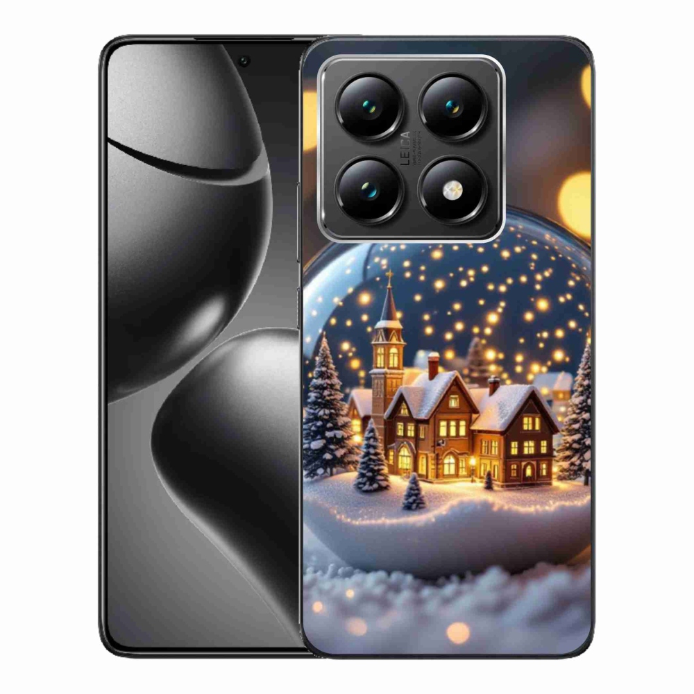 Gélový kryt mmCase na Xiaomi 14T - vianočné gule 4