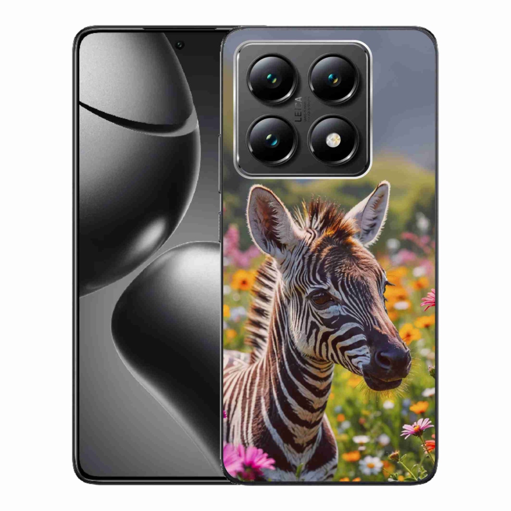 Gélový kryt mmCase na Xiaomi 14T - zebra na lúke
