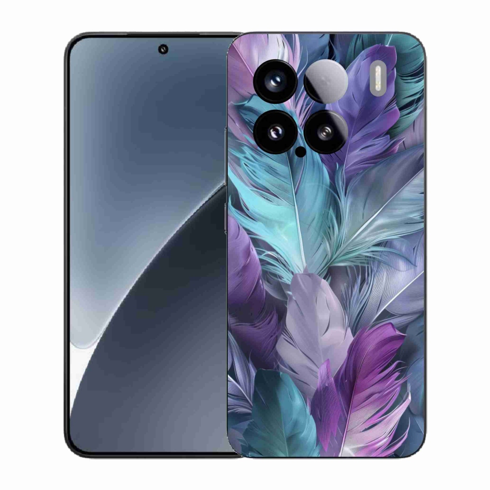 Gélový kryt mmCase na Xiaomi 15 - farebné perie 2