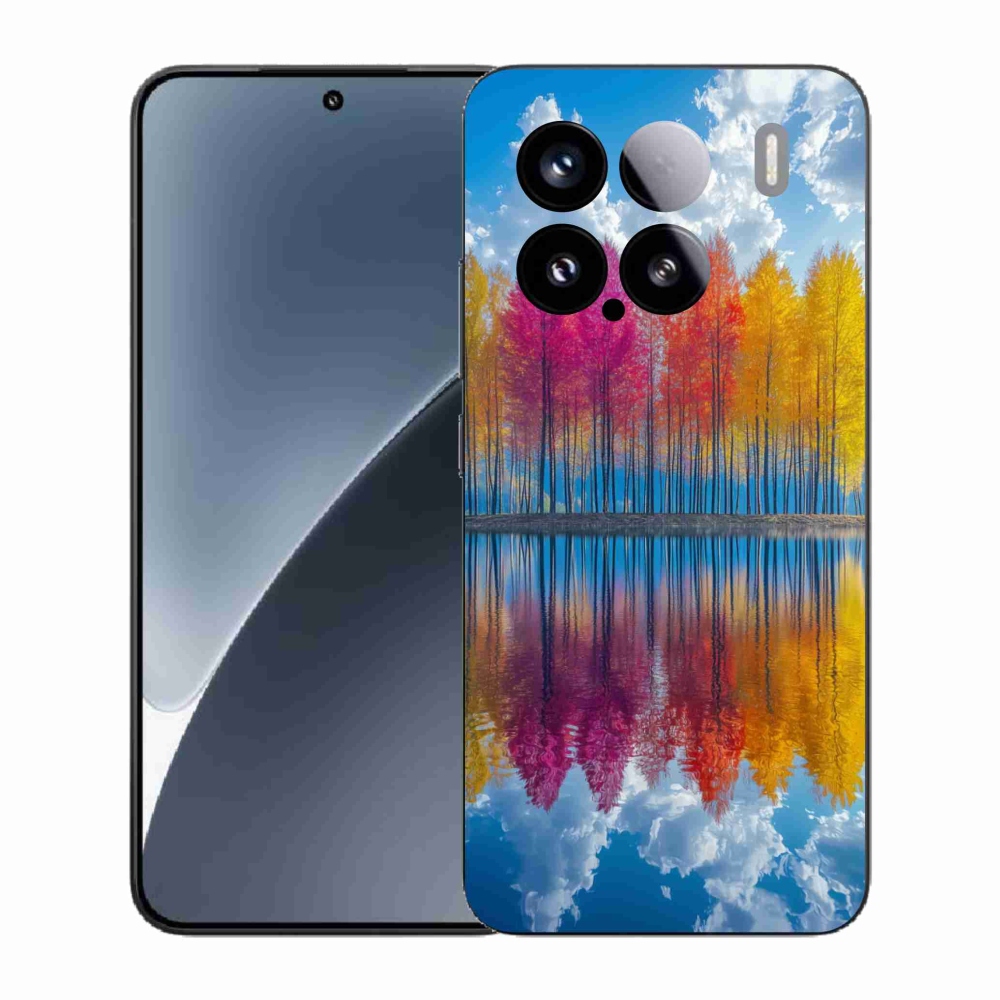 Gélový kryt mmCase na Xiaomi 15 - farebné stromy