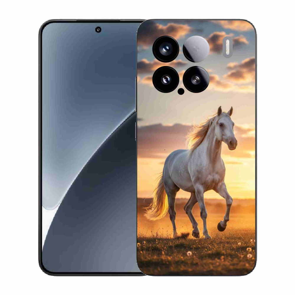 Gélový kryt mmCase na Xiaomi 15 - bežiaci biely kôň 2