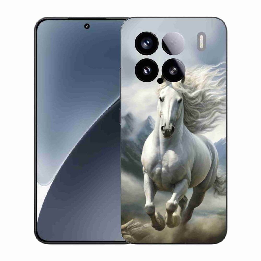 Gélový kryt mmCase na Xiaomi 15 - bežiaci biely kôň 3