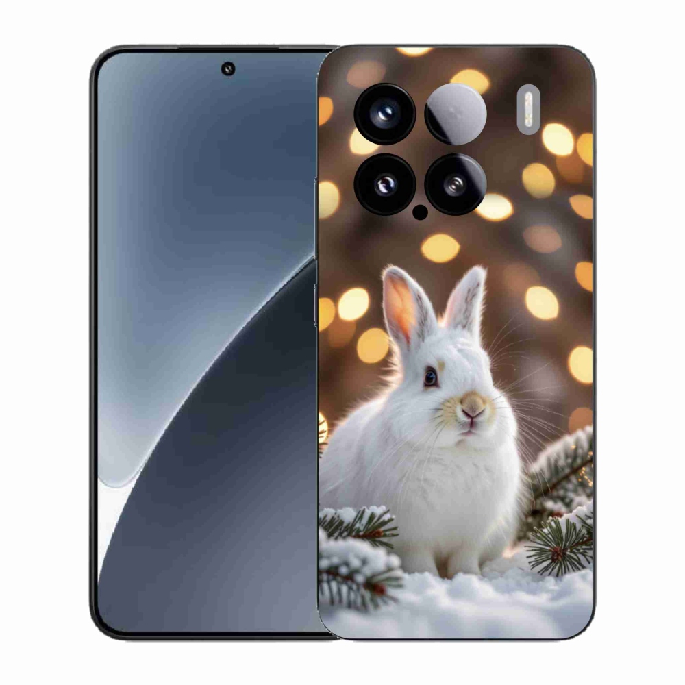 Gélový kryt mmCase na Xiaomi 15 - biely zajac