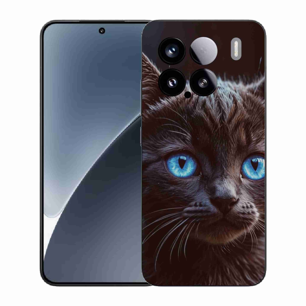 Gélový kryt mmCase na Xiaomi 15 - čierne mačiatko 2