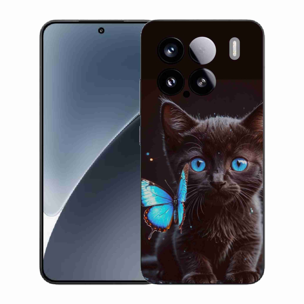 Gélový kryt mmCase na Xiaomi 15 - čierne mačiatko 3
