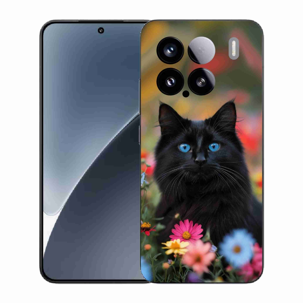 Gélový kryt mmCase na Xiaomi 15 - čierne mačiatko 4